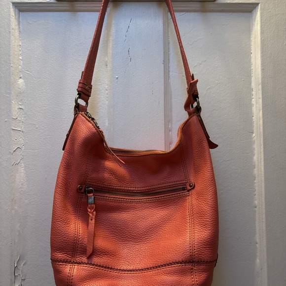 The Sak Handbags - The Sak Leather Handbag Coral 14 X 10"